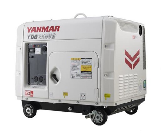 建設機械レンタル・産業機械レンタル-発電機-100V単相発電機-2.7KVA 3KVA 防音 ディーゼル発電機 YDG300VS ヤンマー建機 ｜レンタルのタマムラ